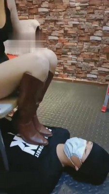【依然】长靴近距离超强踩踏碾压 bf5469-HD绳艺资源网