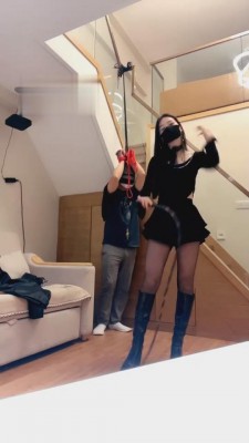【仙女殿下】双S堵嘴捆绑吊打废物 bf2853-HD绳艺资源网