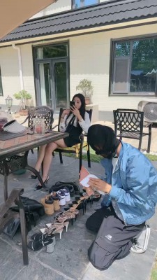 【沅芷大人】双S-庄园圈养犬化-人体擦鞋器 bf27438-HD绳艺资源网