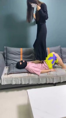 【精神小妹】3S学生主全体重跳踩-HD绳艺资源网