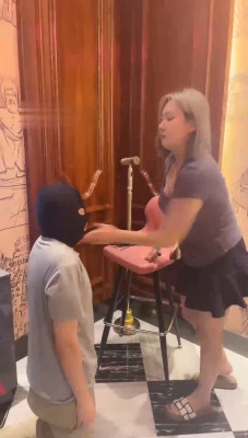 【阿宁】KTV-骑马窒息违规/踩踏50下【完整版】 网友原创 第8张