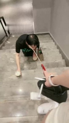 【樱桃大大】户外偶遇粉丝白鞋虐-HD绳艺资源网