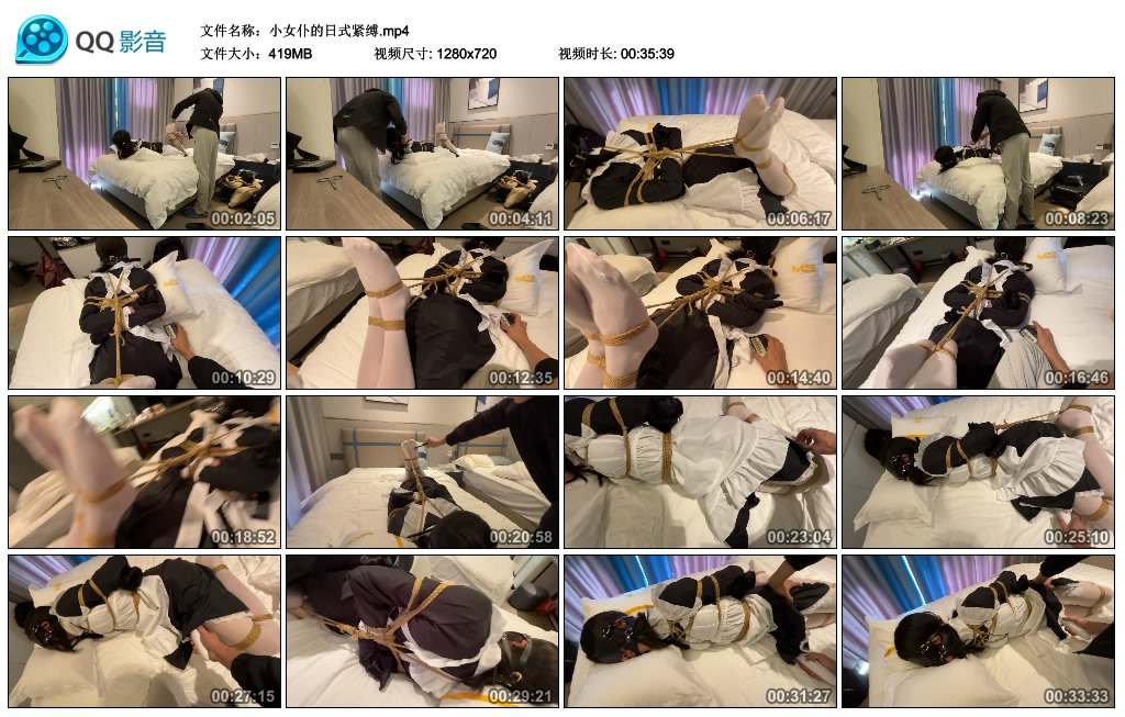 小女仆的日式紧缚-HD绳艺资源网