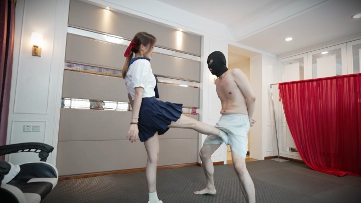 【奴隶岛】—[MagicIMirror 魔镜少女]—会所头牌影姬的踢裆课 MM-220709 网友原创 第14张