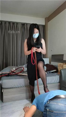 【洋洋】狗链拴狗/跪舔黑丝裸足-HD绳艺资源网