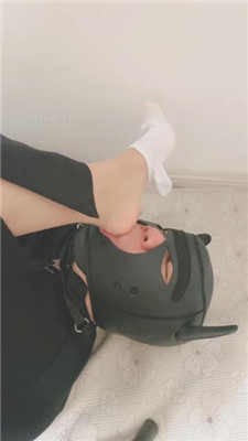 【上上】强迫狗舔穿一天的白鞋原味船袜 艾彩调教库 第10张