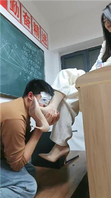 【昭玥】场景调-老师惩罚上课走神的狗学生 艾彩调教库 第12张