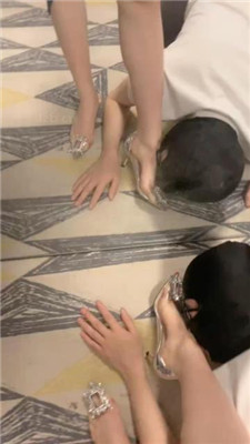 【DSisley】车模S-高跟凉鞋美腿诱惑狗 艾彩调教库 第12张