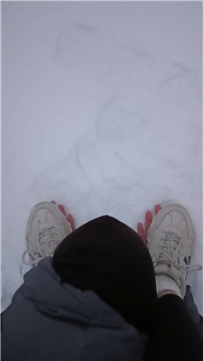 【Esse殿下】冰天雪地户外遛狗【完整版】 艾彩调教库 第7张