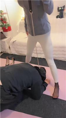 【苒溪】被普拉提教练训成狗 艾彩调教库 第11张