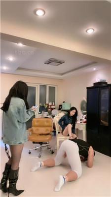 【安晴】双S-黑丝白丝踢踹/转胯提档/抽耳光鞭打【双视角版】 艾彩调教库 第8张