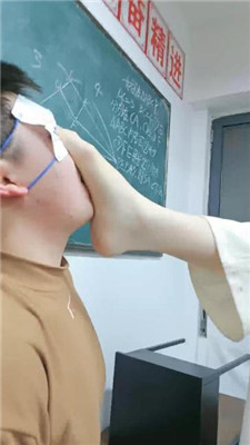 【昭玥】场景调-老师惩罚上课走神的狗学生 艾彩调教库 第13张