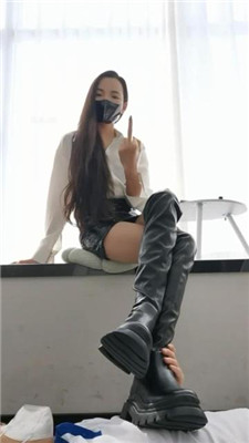 【皮皮】肉丝长靴ol女神老师教育学生汪 艾彩调教库 第5张