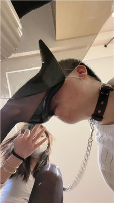 【阿月大王】黑丝高跟-超诱惑调狗学生 艾彩调教库 第19张