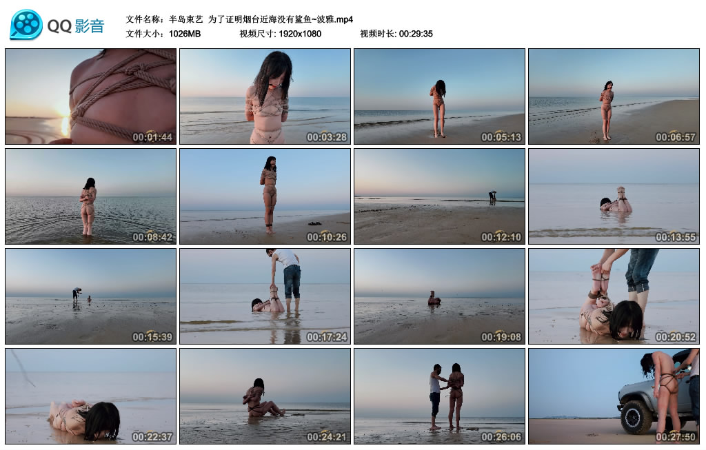 【半岛束艺】 为了证明烟台近海没有鲨鱼~波雅-HD绳艺资源网