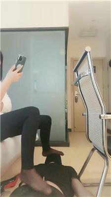 【娜S】黑丝高跟美腿蹂躏/骑马胯下辱/耳光 bf43233 艾彩调教库 第19张