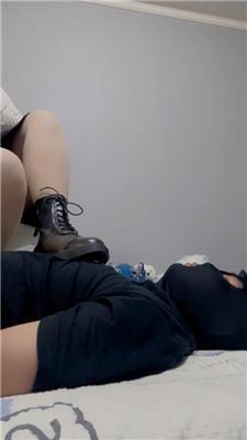 【琼菲】短靴肉丝脚踩狗 JS240801-4-HD绳艺资源网
