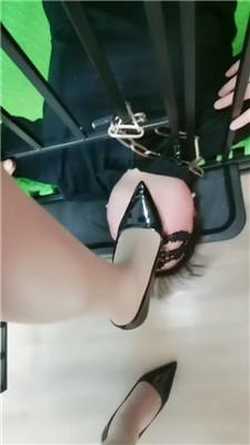 【凌儿女神】母畜-囚禁狗笼/高跟踩/鞋插嘴/喂圣水 bf42883 艾彩调教库 第14张