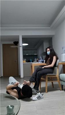 【御妍S】贝壳头白袜-人肉除臭器【四视角版】 JS240709-24 艾彩调教库 第8张