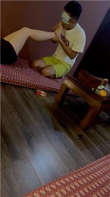 【小九】按摩店技师S臭脚玩【双视角版】 JS240718-2 艾彩调教库 第3张