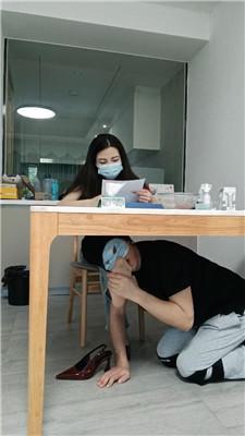 【御妍】素人S-原味短丝桌底伺候【四视角版】 JS240710-9 艾彩调教库 第16张