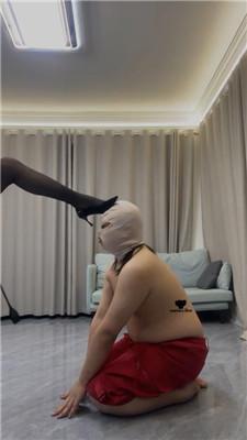 【江江】豹纹女神-黑丝高跟S-骑马转胯/鞭打/虐乳 bf42895 艾彩调教库 第4张