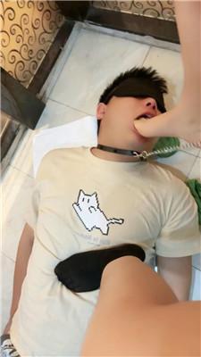 【美羊羊】黑棉袜裸足恋足舔 JS240710-17 艾彩调教库 第8张