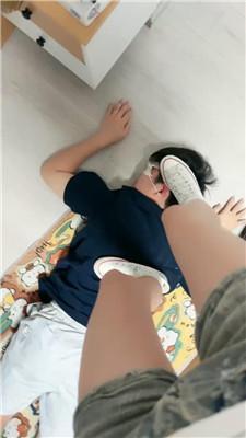 【supp】大学生S-帆布鞋白袜踩踏 JS240717-5 艾彩调教库 第6张