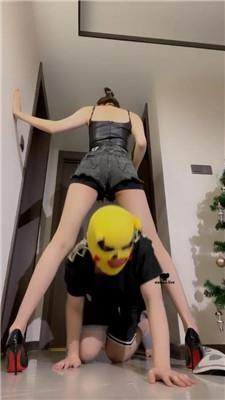 【艾琳175】长腿模特硬控-胯下羞辱/窒息/高跟踩/虐乳 bf42830 艾彩调教库 第7张