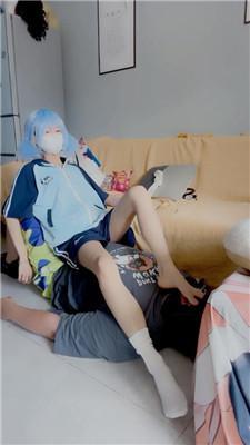 【奶味小仙女】cos女神-高帮鞋白袜虐废师兄 bf43297 艾彩调教库 第19张