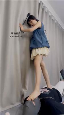 【79844】掐脖捂脸窒息/劈腿踩虐/骑马转胯 bf43611 艾彩调教库 第10张