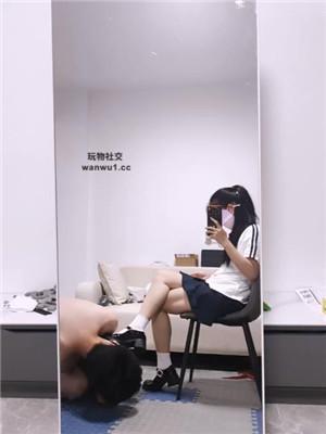【汀兰】学生S-皮鞋白袜裸足气味辱 bf43568 艾彩调教库 第3张
