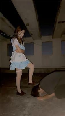 【娜娜】可爱女生范-户外公开处刑 bf43524-HD绳艺资源网