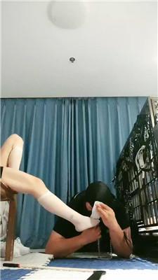【喵酱紫】白丝全体重踩踏/原味塞嘴/骑马 JS240803-20 艾彩调教库 第11张