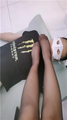 【国服女神】黑丝玉足踩脚垫 JS240805-14 艾彩调教库 第3张