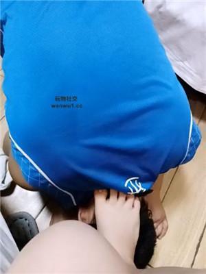 【凤栖】跪舔原味白棉袜 JS240813-16 艾彩调教库 第16张
