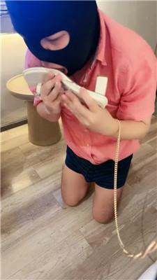 【腓腓】跪舔脏拖鞋/踩踏地毯奴 JS240805-4 艾彩调教库 第6张