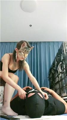【喵酱紫】白丝全体重踩踏/原味塞嘴/骑马 JS240803-20 艾彩调教库 第9张