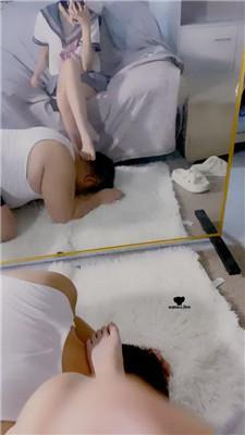 【甜音】JK学生妹美腿踩脚垫 bf43432 艾彩调教库 第2张
