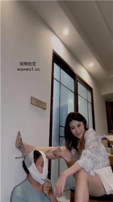 【反差楠熙】超美车模S-内裤套头虐发骚奴 JS240806-18 艾彩调教库 第13张