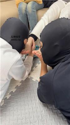 【精神小妹】推荐-5S-双M脏鞋轮流舔脏鞋白袜 bf47230 网友原创 第4张