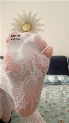 【灵儿】镂空白丝诱惑贱奴才 JS241118-49-HD绳艺资源网