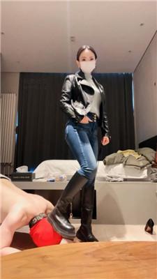 【茹雪】长靴踩狗舌/舔灰尘鞋底/插嘴/吃白袜吃厕纸 bf47551 网友原创 第4张