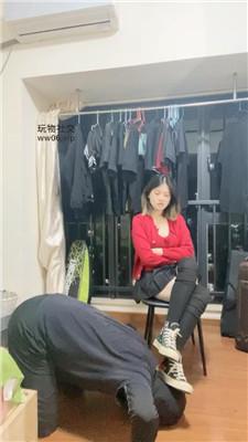 【甜味药丸】高帮帆布鞋及膝袜+长靴踩踏/藤条抽打 bf47646-HD绳艺资源网