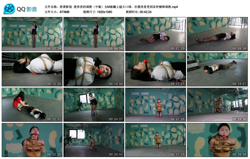 【胜景影视】 废弃房的调教（中集）-HD绳艺资源网