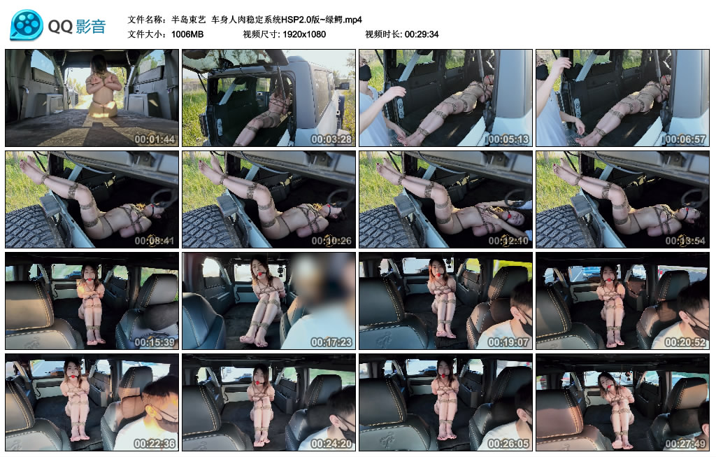【半岛束艺】 车身人肉稳定系统HSP2.0版~绿鳄-HD绳艺资源网