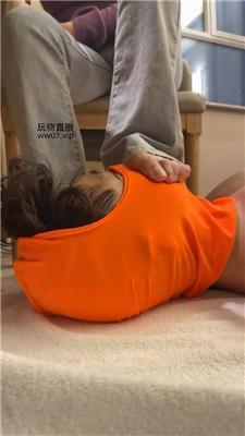 【玥野兔】黑棉袜酸臭脚丫踩狗脸 JS250225-3-HD绳艺资源网