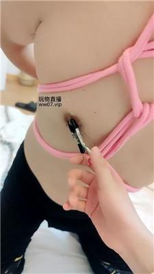 【黑心小魔女】洛丽塔S-捆绑虐乳滴蜡/舔闻脏鞋白丝 JS250224-6 网友原创 第13张