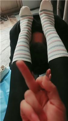 【娜S】超臭棉袜气味辱 JS250222-7 艾彩调教库 第19张