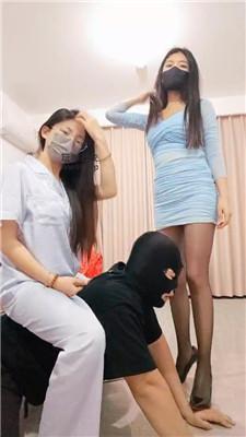 【梓晨大大】高跟踩踏/抽耳光/虐乳重度鞭打 bf49316 艾彩调教库 第4张